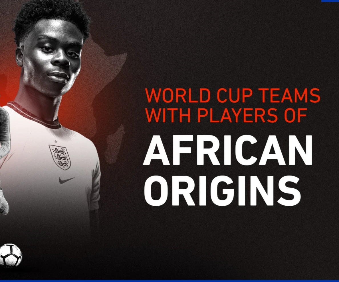World Cup teams with players of African origins