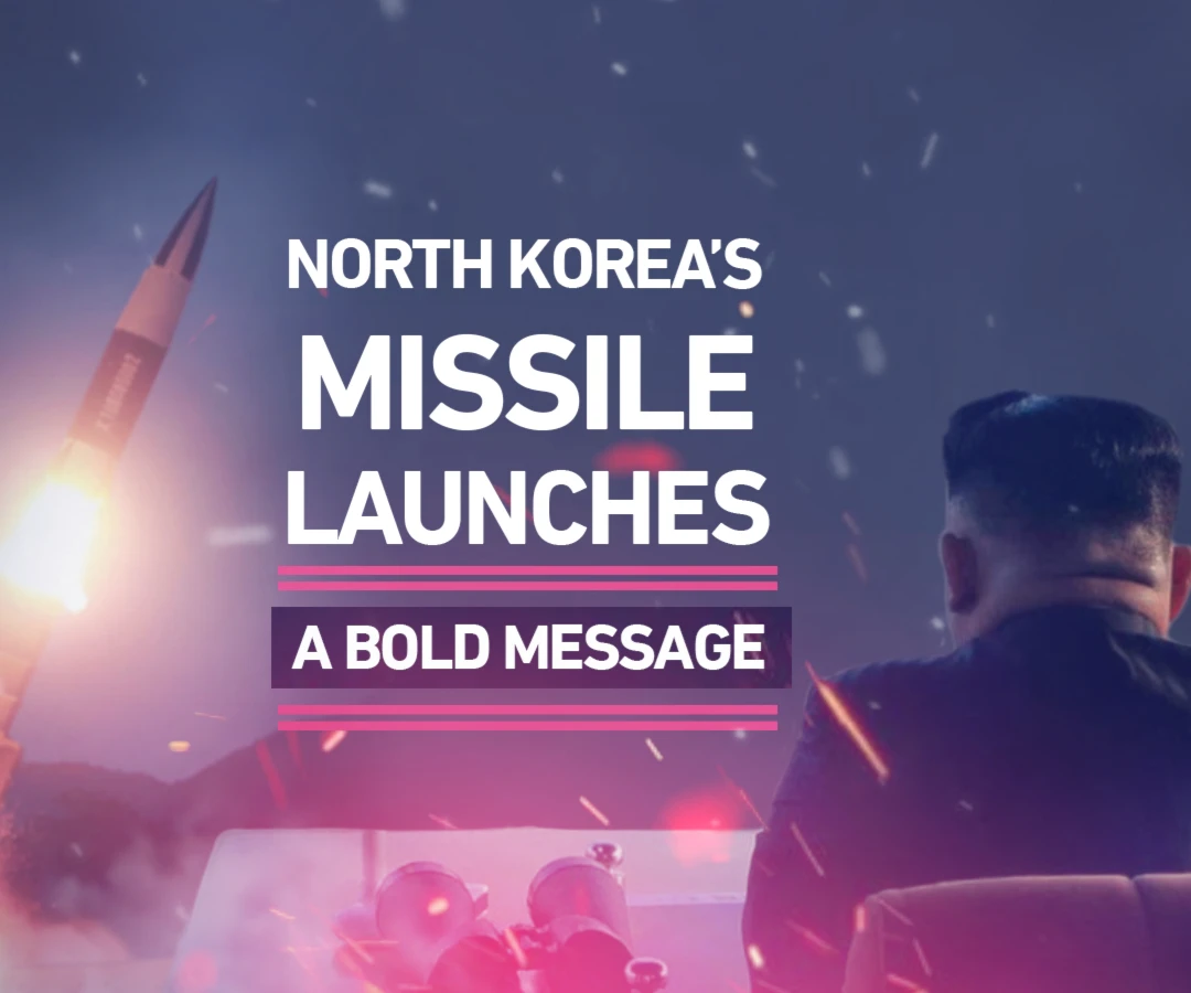 North Korea’s missile launches, a bold message