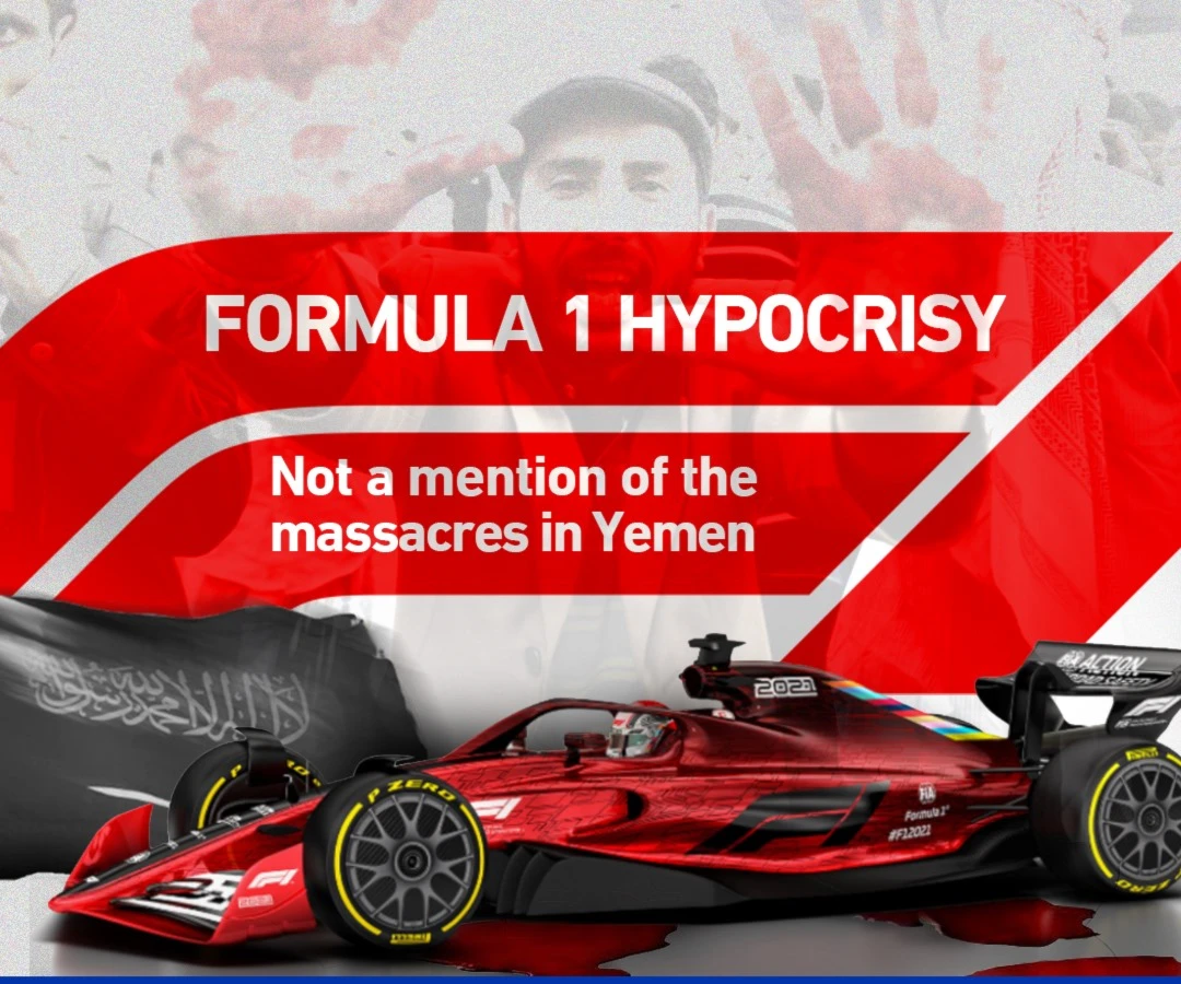 Formula 1 hypocrisy: Not a mention of the massacres in Yemen