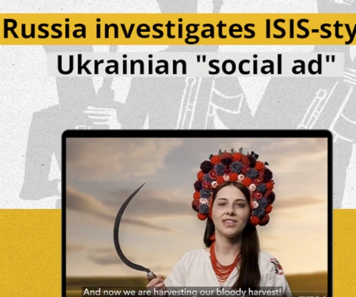 Russia investigates ISIS-style Ukrainian "social ad"