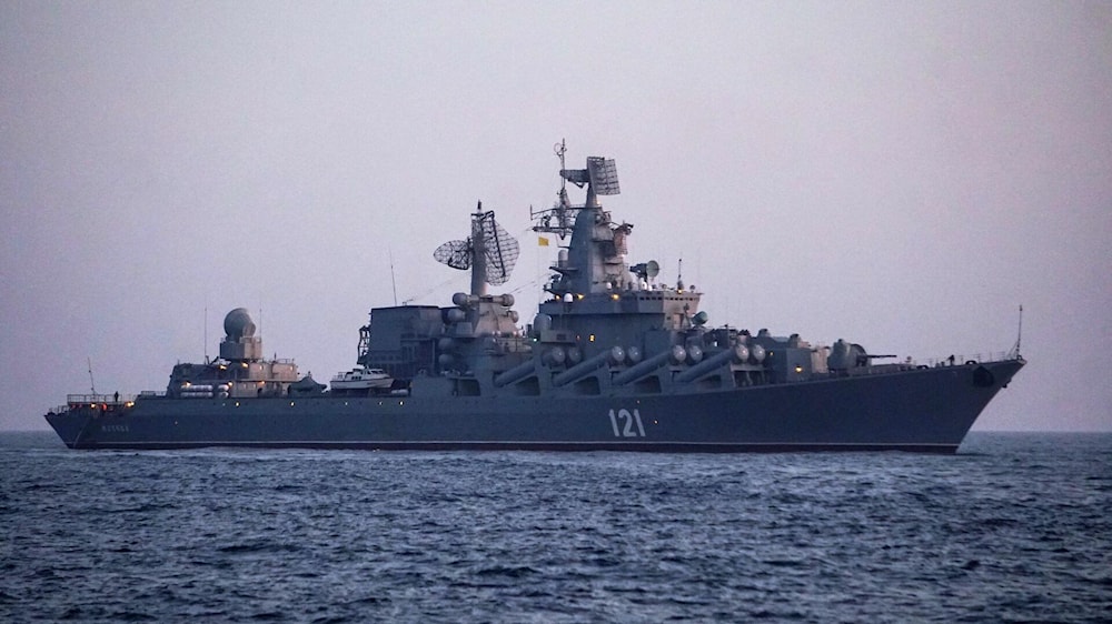 Russian missile cruiser seriously damaged by fire, blast of ammunition ...