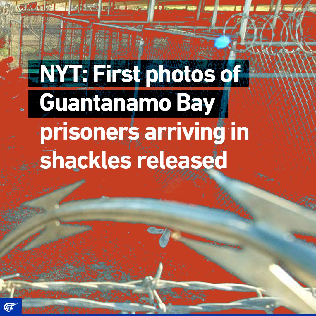 First Photos Of Guantanamo Bay Prisoners Arriving In Shackles Released ...