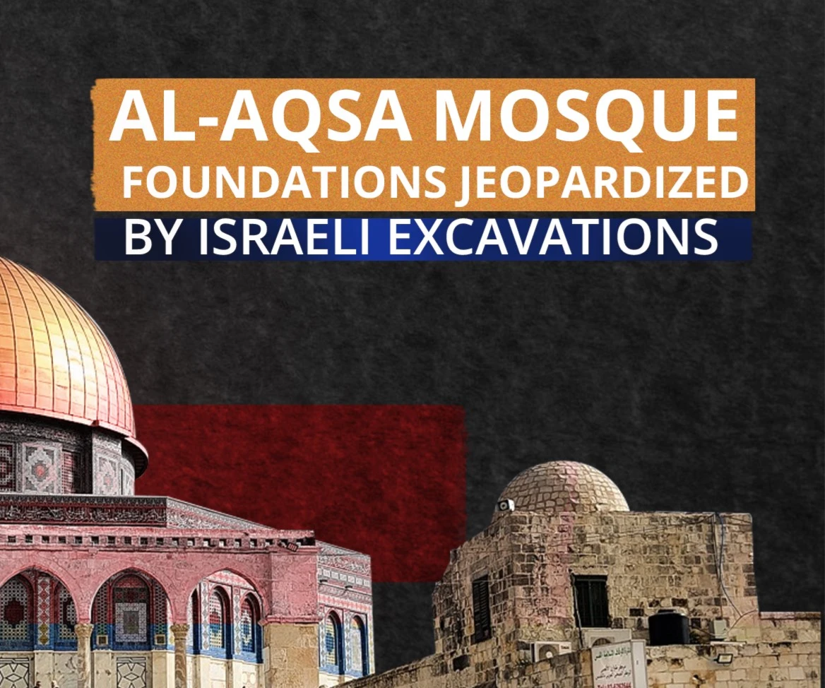 Al-Aqsa Mosque foundations jeopardized by Israeli excavations