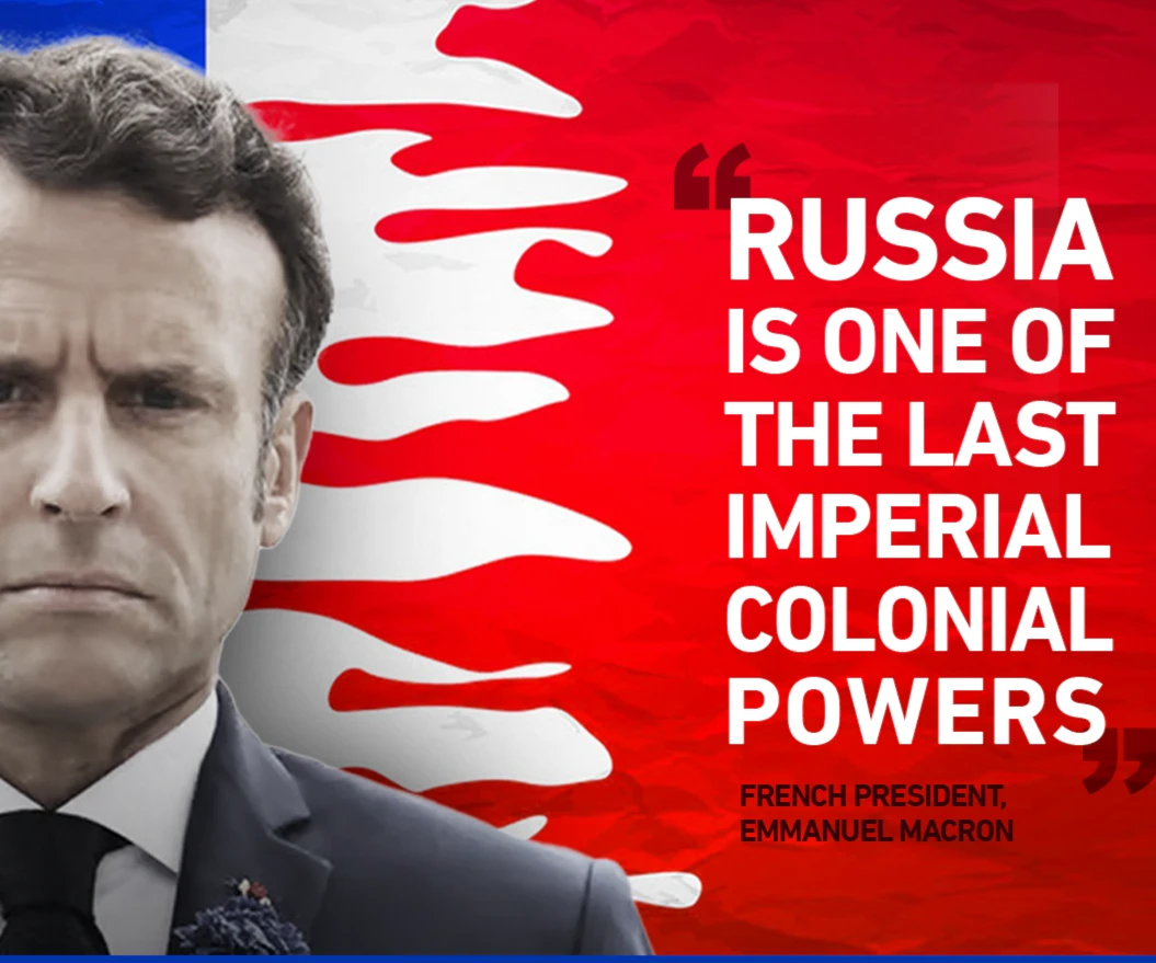 Russia is one of the last imperial colonial powers: Macron