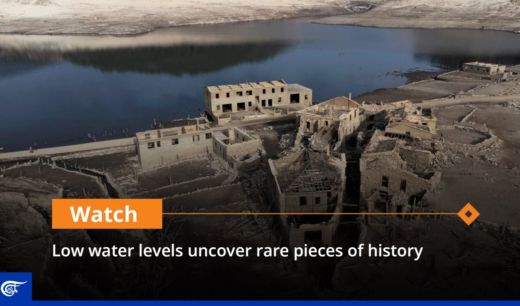 Low water levels uncover rare pieces of history