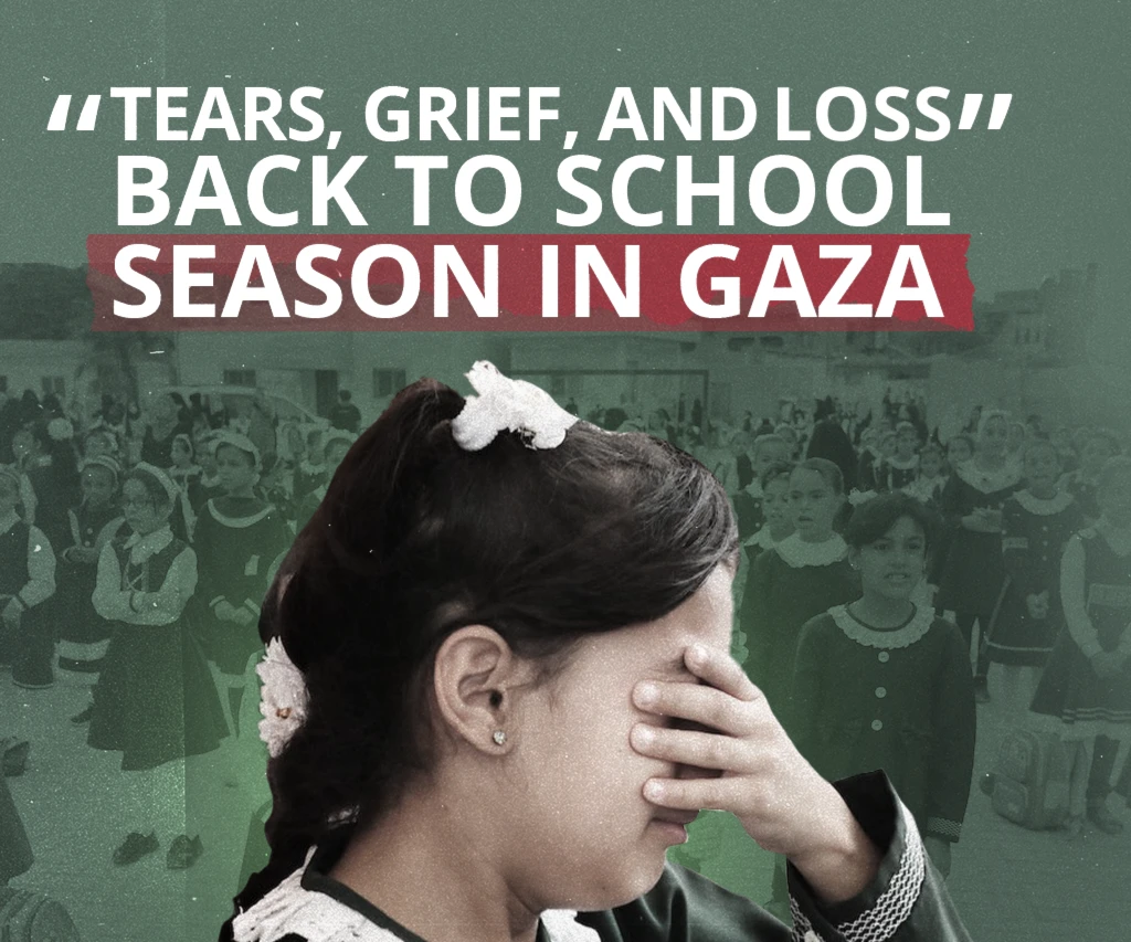 Tears, grief, and lose: Back to school season in Gaza Tears, grief, and lose: Back to school season in Gaza