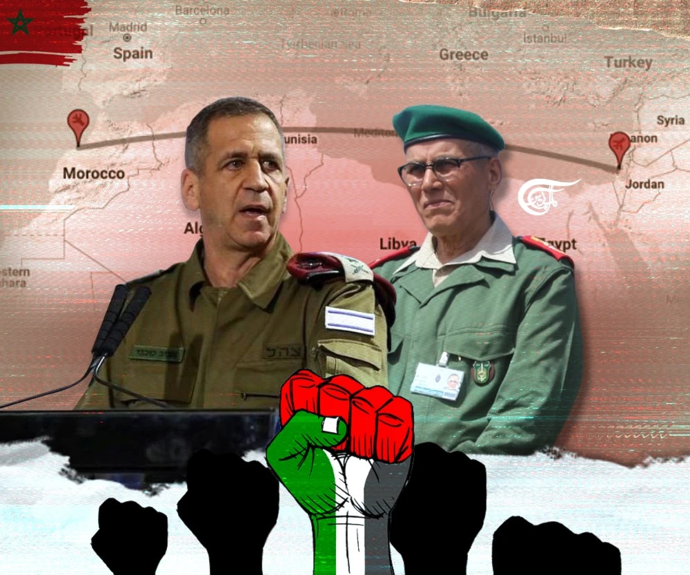 Moroccans, Palestinians provoked by Moroccan chief of staff's visit to “Tel Aviv”