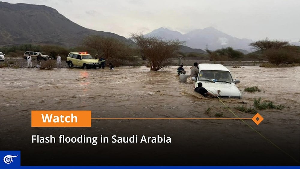 Flash flooding in Saudi Arabia Al Mayadeen English