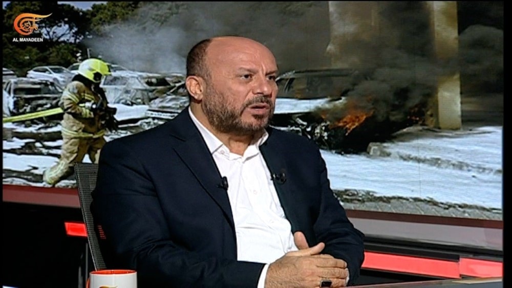 Hamas' representative in Lebanon Ahmed Abdel Hadi speaks in an interview with Al Mayadeen.