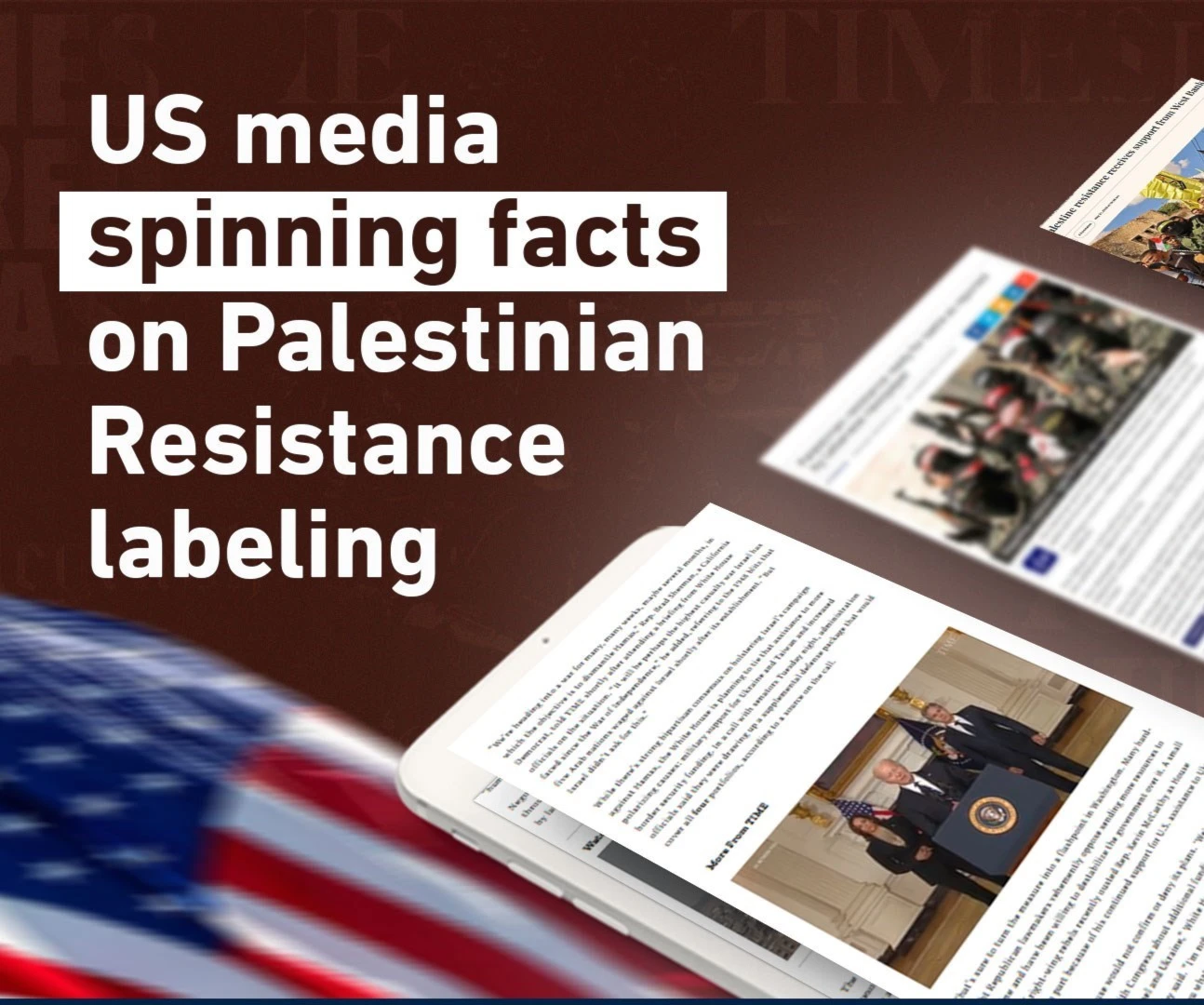 US media spinning facts on Palestinian Resistance labeling