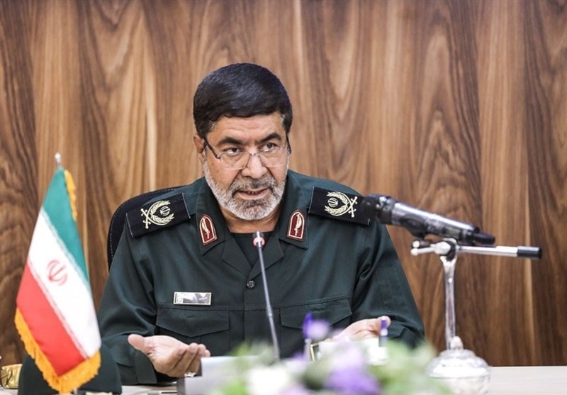 IRGC spokesperson Brigadier General Ramadan Sharif in an undated photo. (Tasnim)