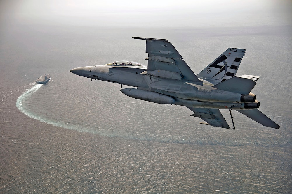 US military aircraft crashes in eastern Mediterranean: USEUCOM
