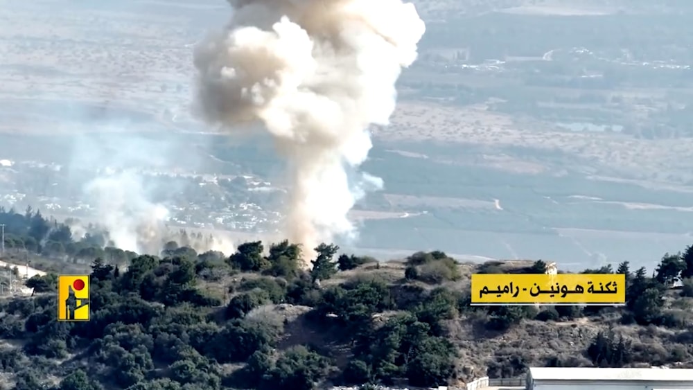 Lebanese Resistance media shows ATGM attack on Israeli outposts