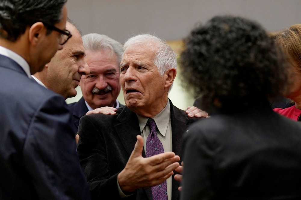 BorrellEuropean Union foreign policy chief Josep Borrell during a meeting of EU foreign ministers at the European Council building in Brussels, on Nov. 13, 2023. (AP)