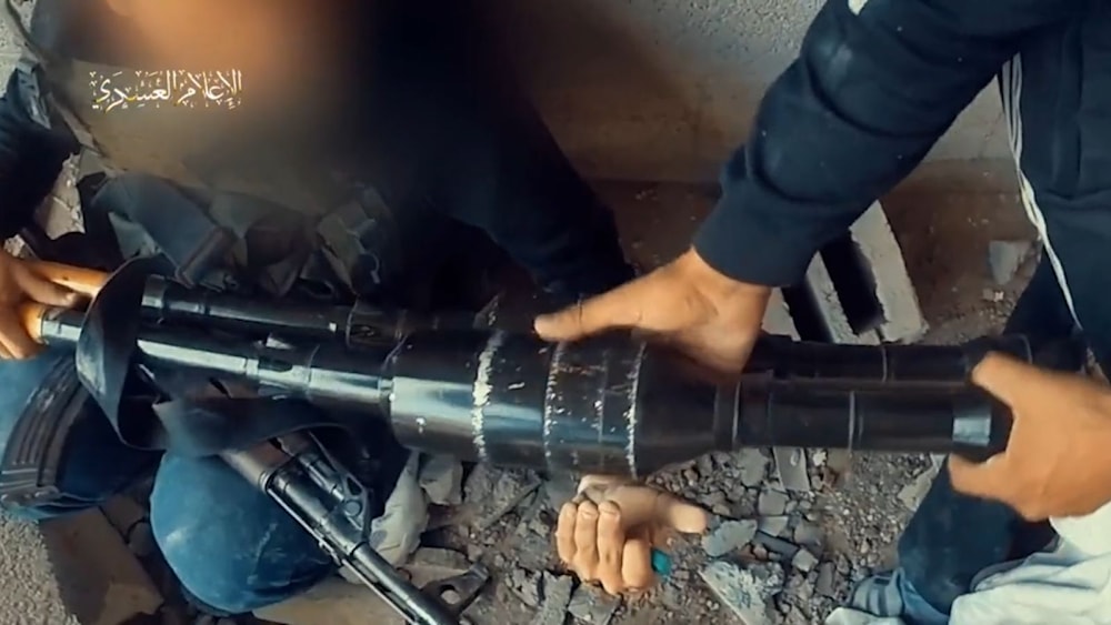 An Al-Yassin 105 anti-tank round being prepared by the Palestinian Resistance in Gaza to engage Israeli armor (Military Media)