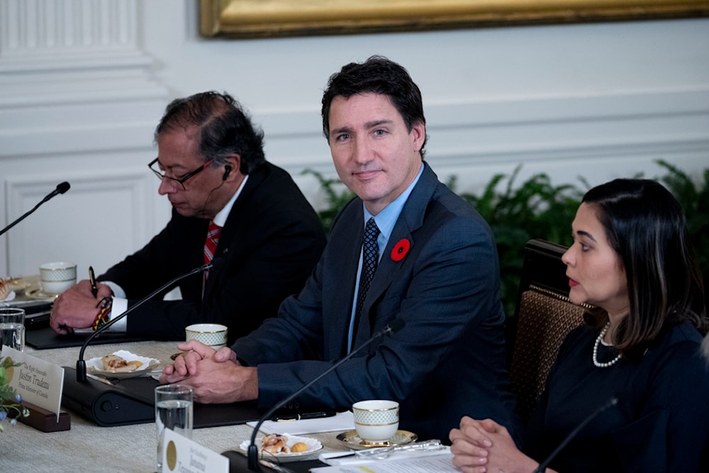  Prime Minister Justin Trudeau of Canada attends the inaugural Americas Partnership for Economic Prosperity Leaders' Summit at the White House, Friday, Nov. 3, 2023, in Washington. (AP)
