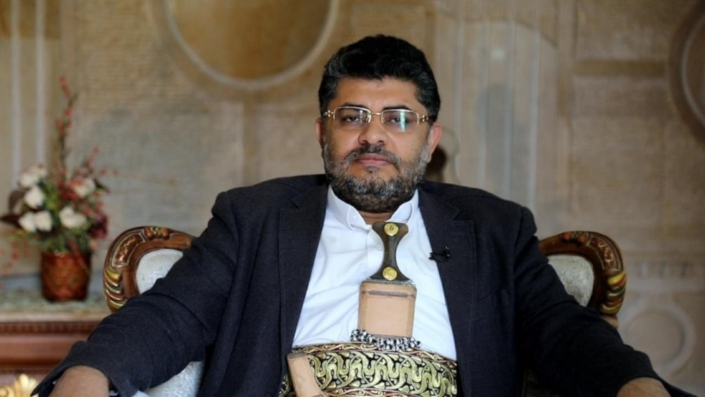 Member of the supreme political council of Ansar Allah Mohammad Ali Al-Houthi -undated-  (Mehr news agency)