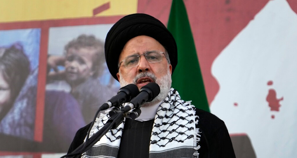 In a letter, Raisi calls on 50 leaders to put Israeli crimes on halt