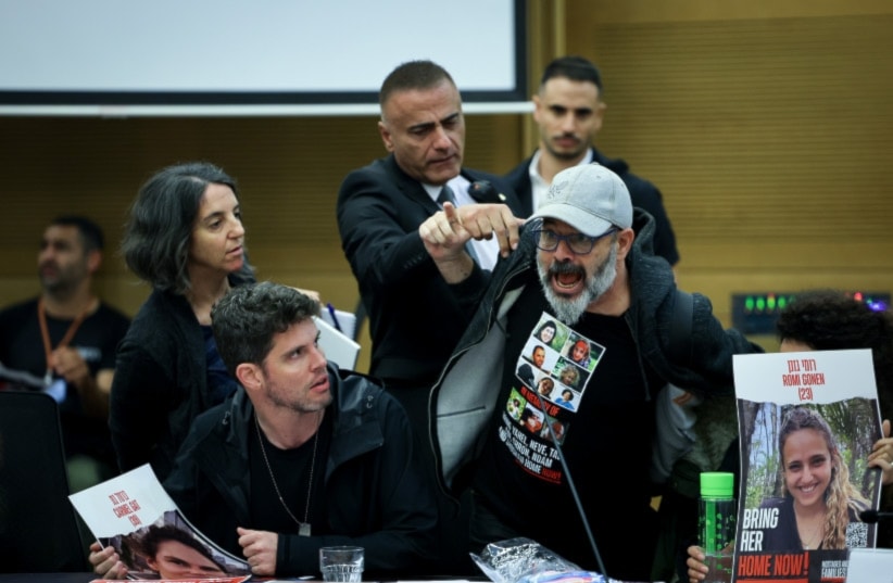 Knesset clashed with captives' families on Palestinian execution bill