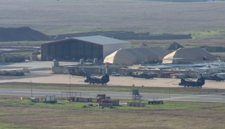 US occupation's Harir air base in northern Iraq