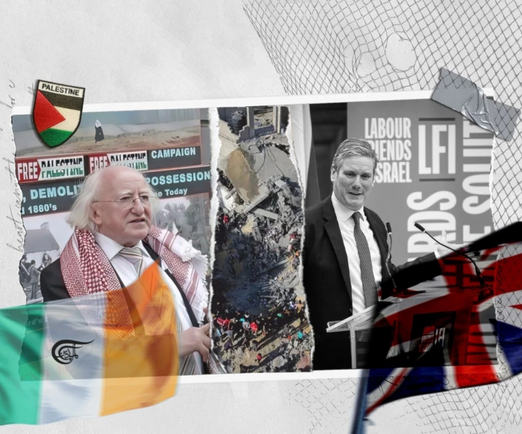 How Social democratic and Labour parties throughout Europe reacted to the war could become a decisive matter for them. (Al Mayadeen English; Illustrated by Arwa Makki)