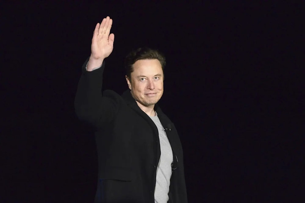 Elon Musk during a SpaceX Convention on Feb. 20, 2022