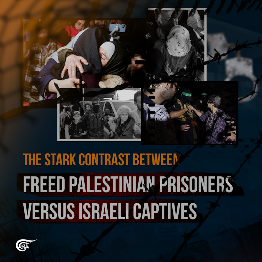 The stark contrast between freed Palestinian prisoners versus Israeli captives