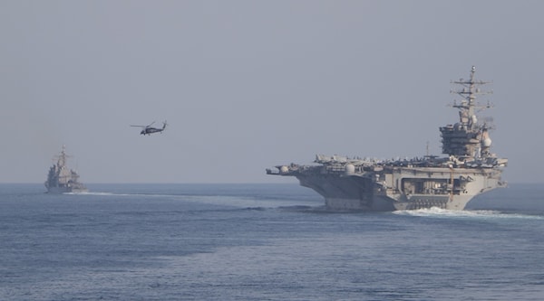 US Eisenhower Carrier Strike Group enter Gulf waters: CENTCOM