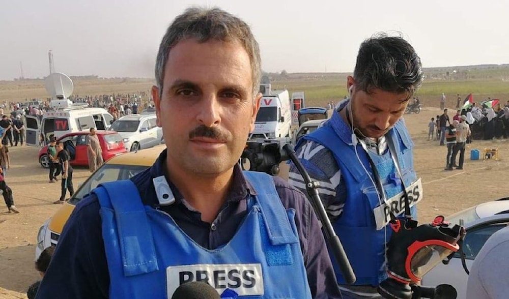 Martyred journalist Mohammad Abu Hatab (X/Palestine Online)