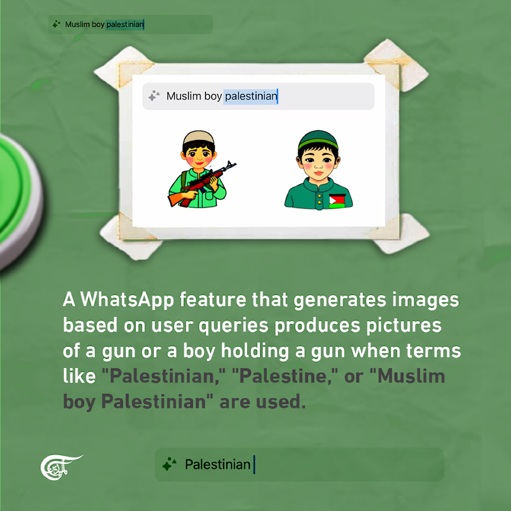 Palestinians with guns, Israelis with books: Biased WhatsApp feature