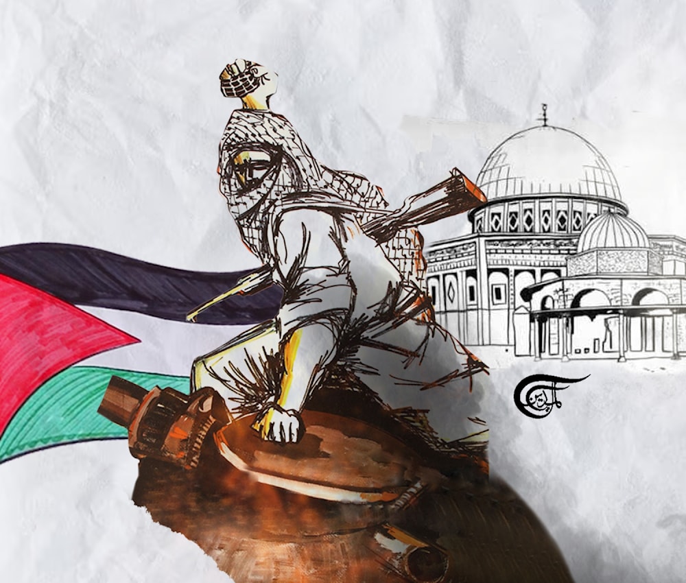 Hamas: From Al-Aqsa Intifada to Al-Aqsa Flood (illustrated by Hady Dbouk)