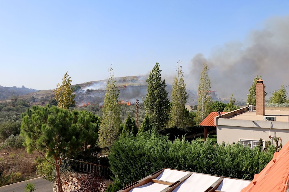 Israeli military site comes under attack from South Lebanon.