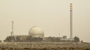 An undated image showing a partial view of the Dimona nuclear power plant in the southern Israeli-occupied al-Naqab desert, occupied Palestine. (Jack Guez/AFP)
