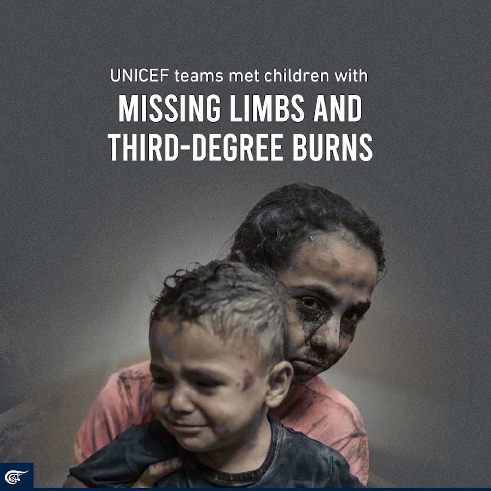 Children in Gaza are suffering from major humanitarian crises 