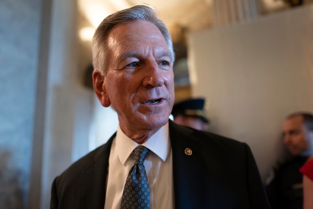 US Senator Tommy Tuberville, at the Capitol in Washington, on Wednesday, Sept. 6, 2023. (AP)