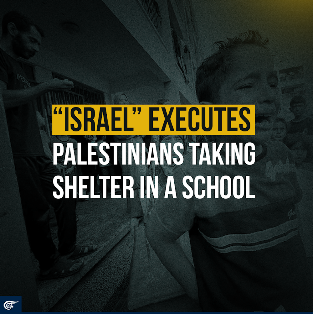 Israel executes Palestinians taking shelter in a school