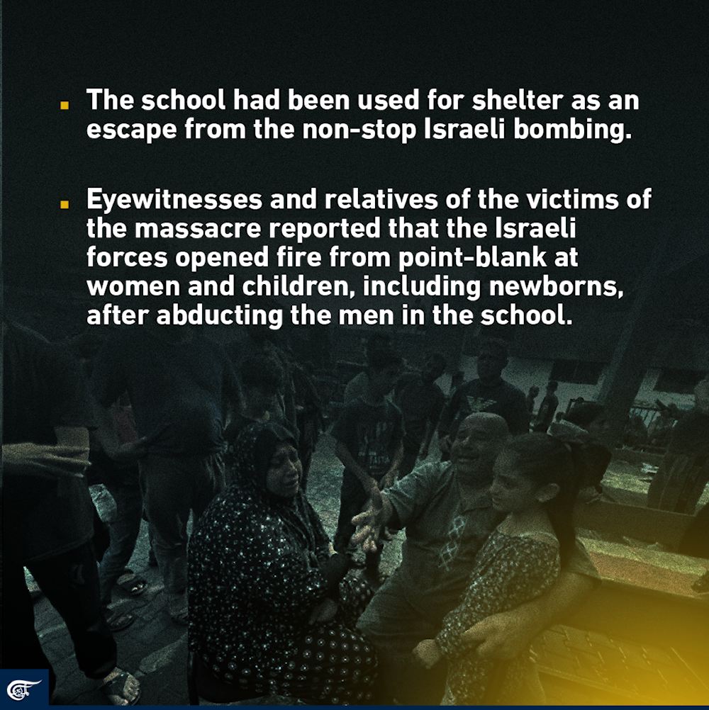 Israel executes Palestinians taking shelter in a school