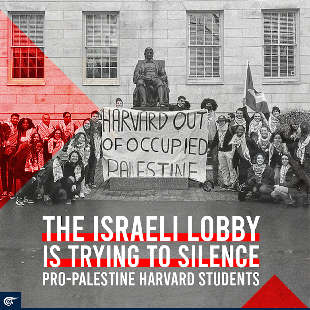 The Israeli lobby is trying to silence pro-Palestine Harvard students