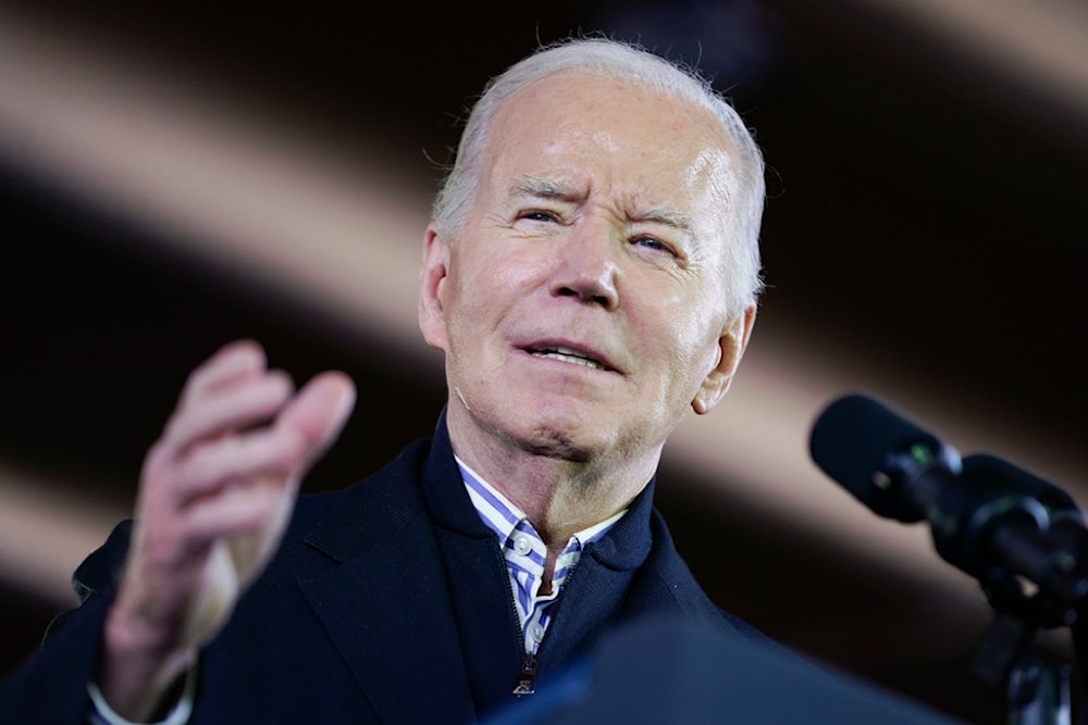 President Joe Biden speaks about his economic agenda at the Wisconsin Black Chamber of Commerce, December 20, 2023, in Milwaukee (AP)