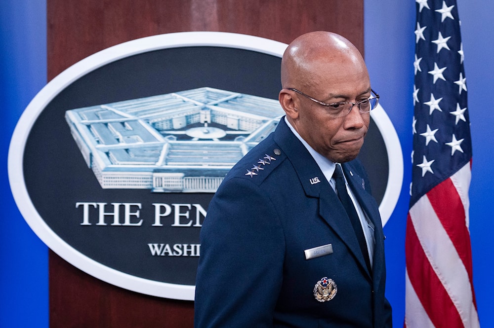 Chairman of the Joint Chiefs of Staff Air Force Gen. CQ Brown on Wednesday, Nov. 22, 2023, at the Pentagon in Washington. (AP)