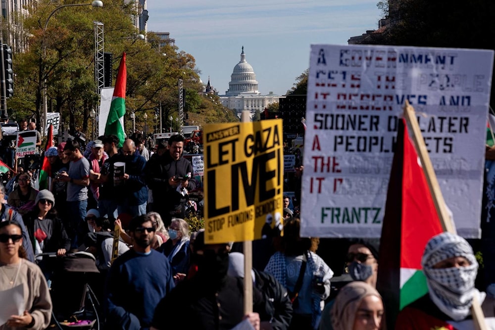 'No Xmas as Usual in a Genocide': Pro-Palestine protests held in US