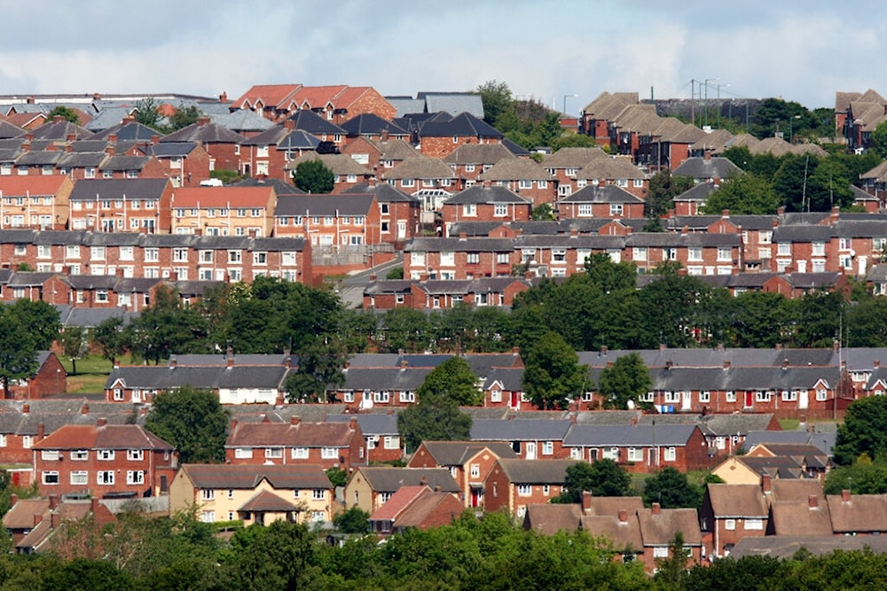 A general view of houses in Stanley, England, Tuesday, June 14, 2011. (AP)