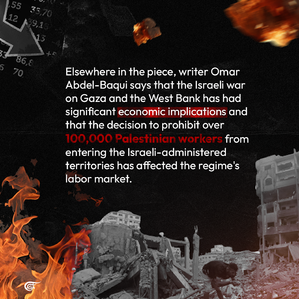Israeli economic 'losses' due to war on Gaza, West Bank