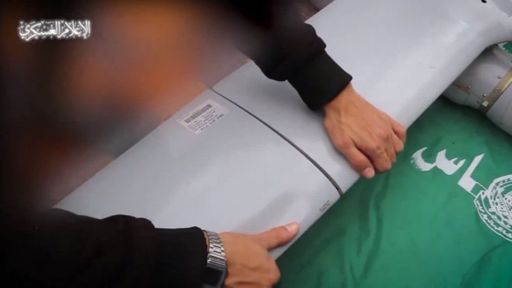 Al-Qassam release footage of downing Israeli Skylark-2 UAV