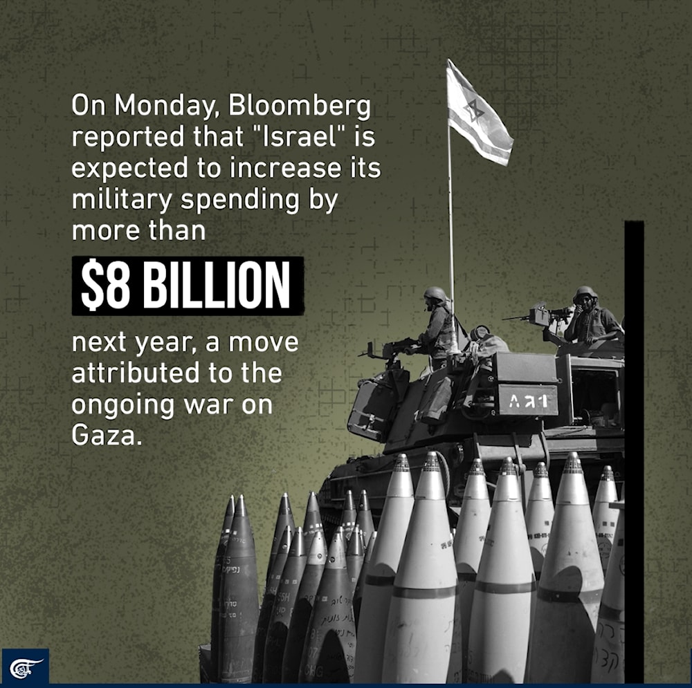 'Israel' to increase military spending