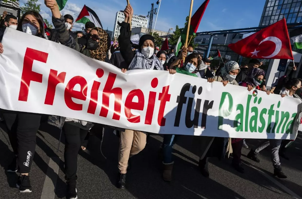 Hundreds protest in Berlin against Gaza genocide