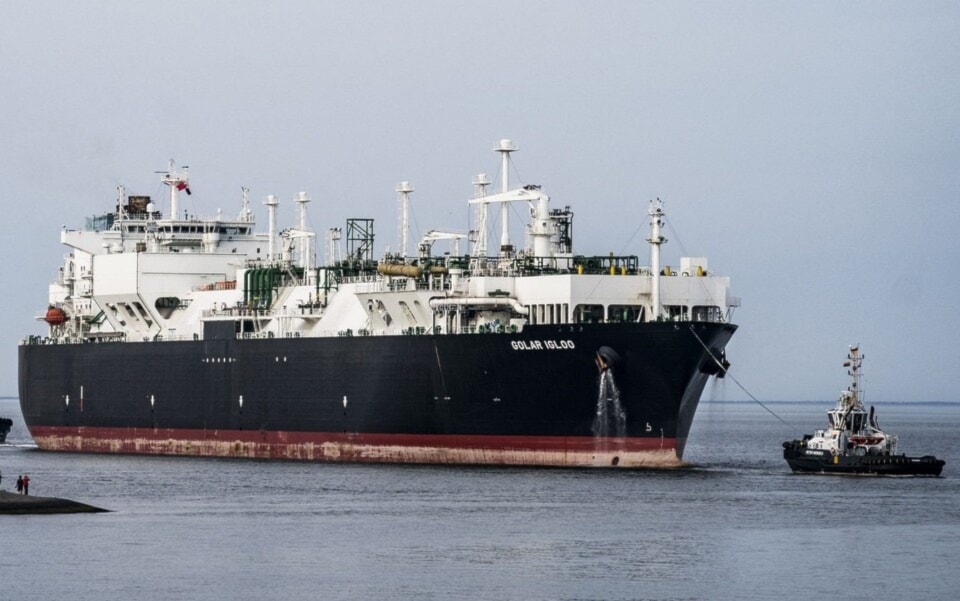 An LNG tanker (AFP via Getty Images)