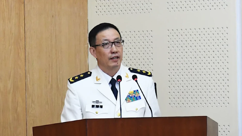 China's new Defense Minister Dong Jun, pictured here during a 2020 China-Pakistan joint naval exercise while serving as deputy commander of the PLA Southern Theater Command. (Ministry of National Defense of the People's Republic of China)