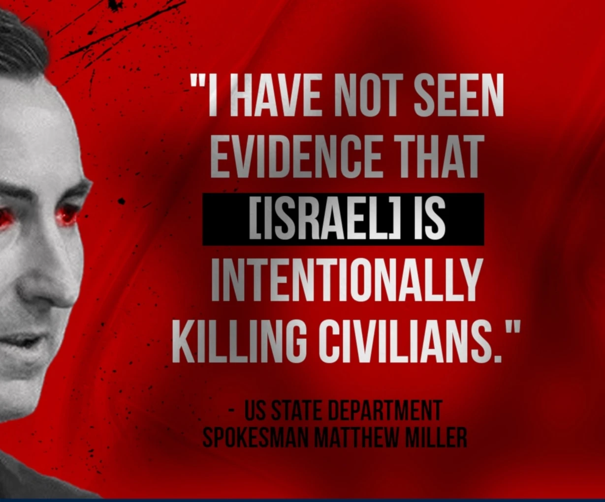 US State Department spokesman lies about Israeli war crimes US State Department spokesman lies about Israeli war crimes
