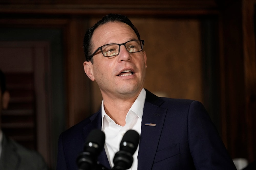 Pennsylvania Gov. Josh Shapiro speaks speaks during a news conference in Yardley, Pa., Monday, Dec. 4, 2023. (AP)